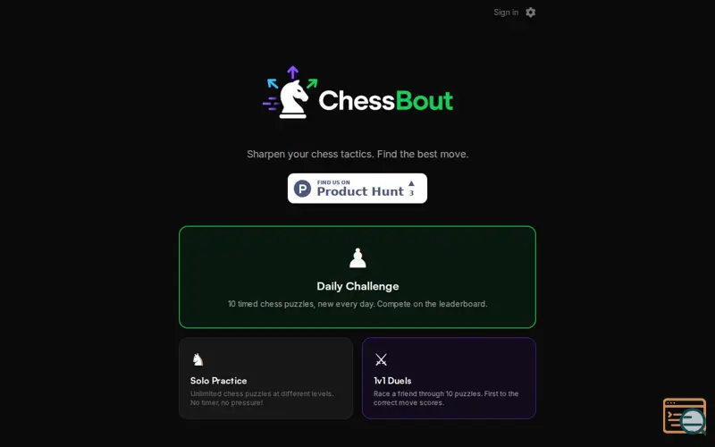 Screenshot of ChessBout