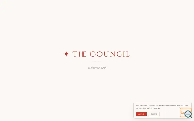 Screenshot of LLM Council