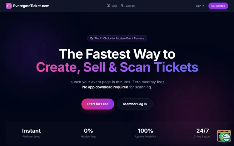 Screenshot of Event QR Ticket Generator, a launch using WebHostBox
