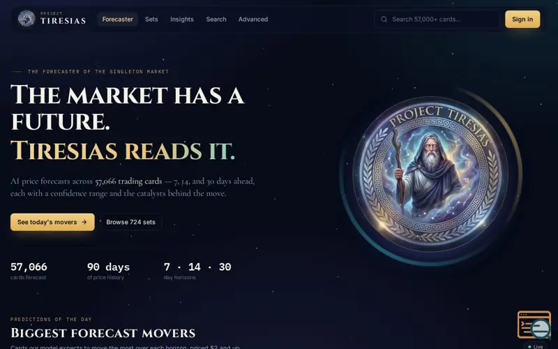 Screenshot of Project Tiresias