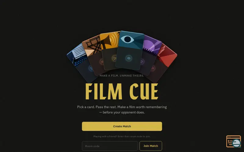 Screenshot of Film Cue, a launch using PartyKit