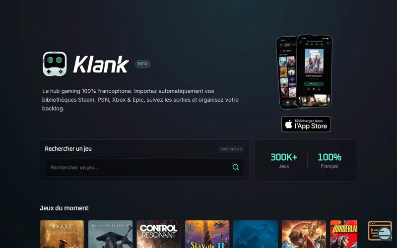 Screenshot of Klank