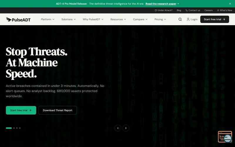 Screenshot of PulseADT