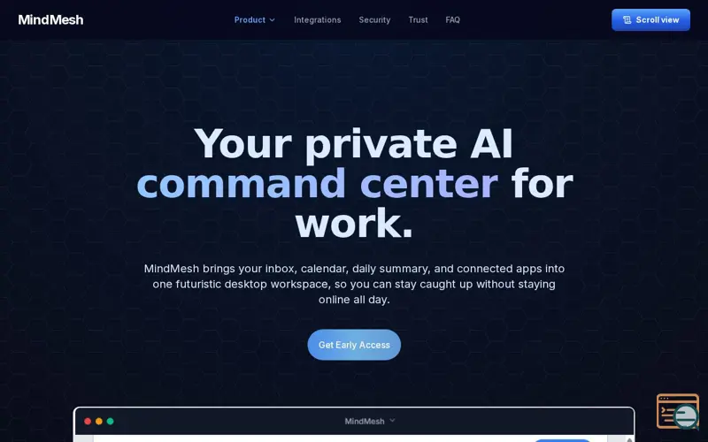 Screenshot of MindMesh