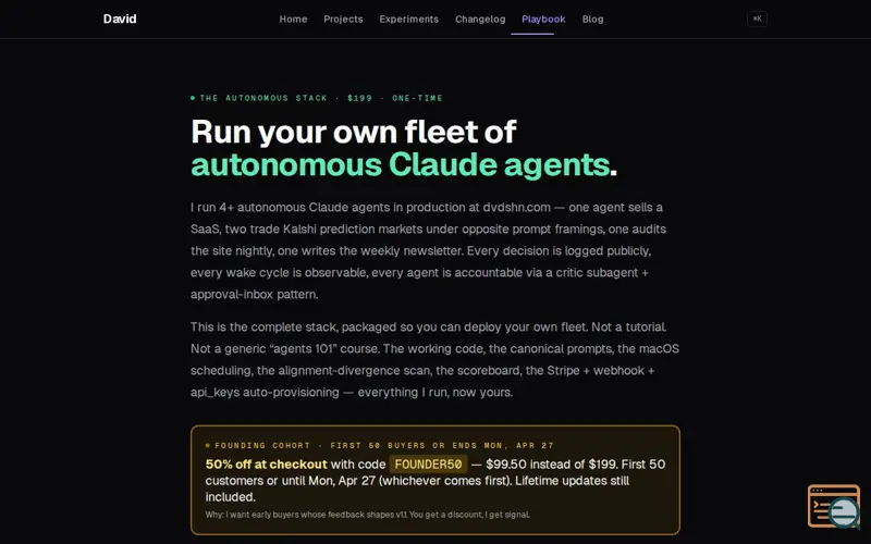 Screenshot of The Autonomous Stack