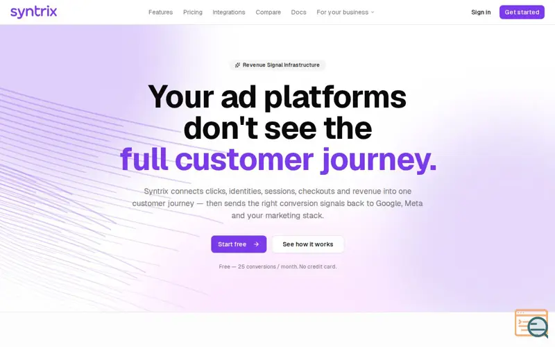 Screenshot of Syntrix