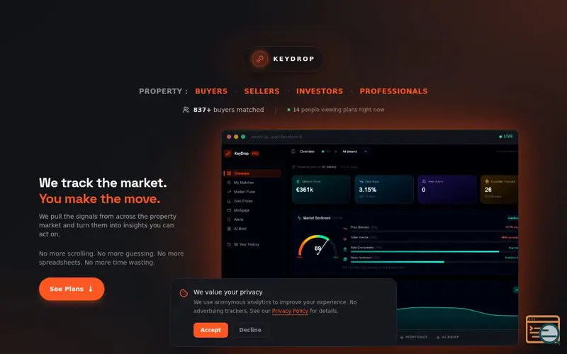 Screenshot of Keydrop 