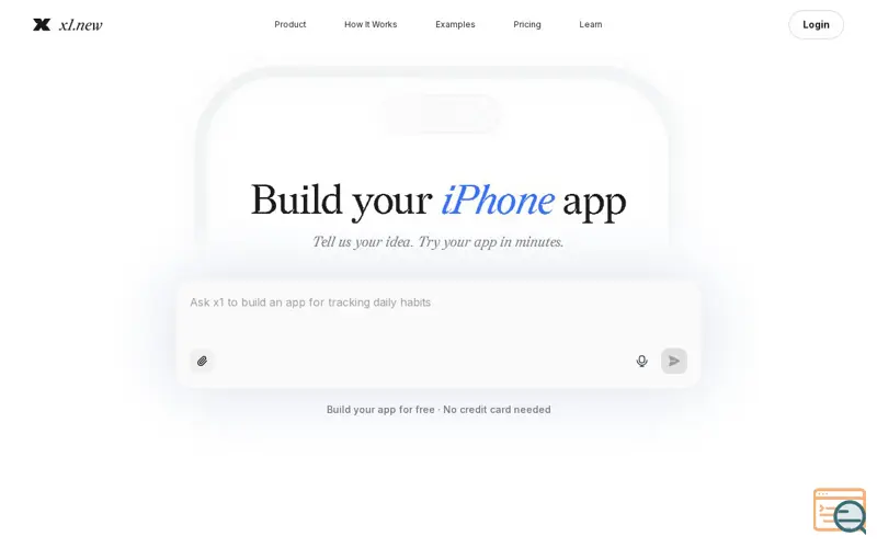 Screenshot of x1