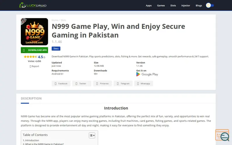 Screenshot of N999 Game Play, a launch using SymbolHost