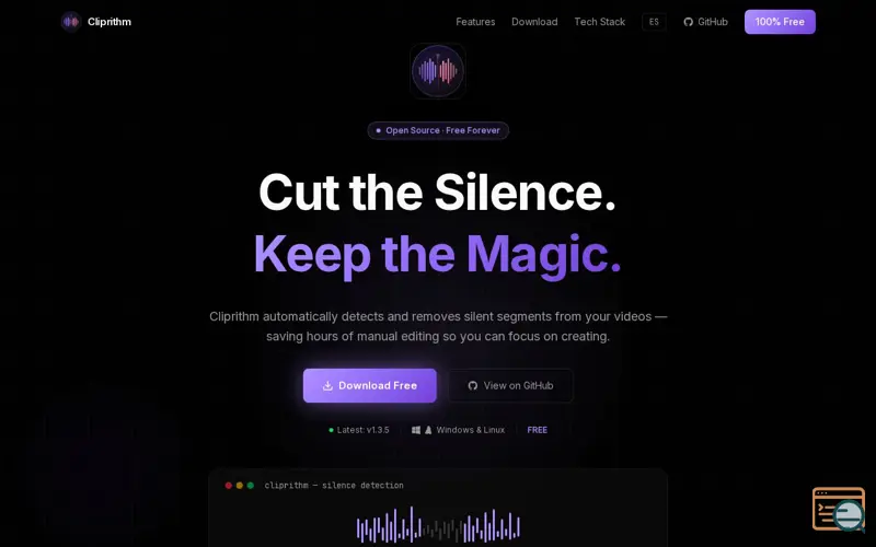 Screenshot of Cliprithm