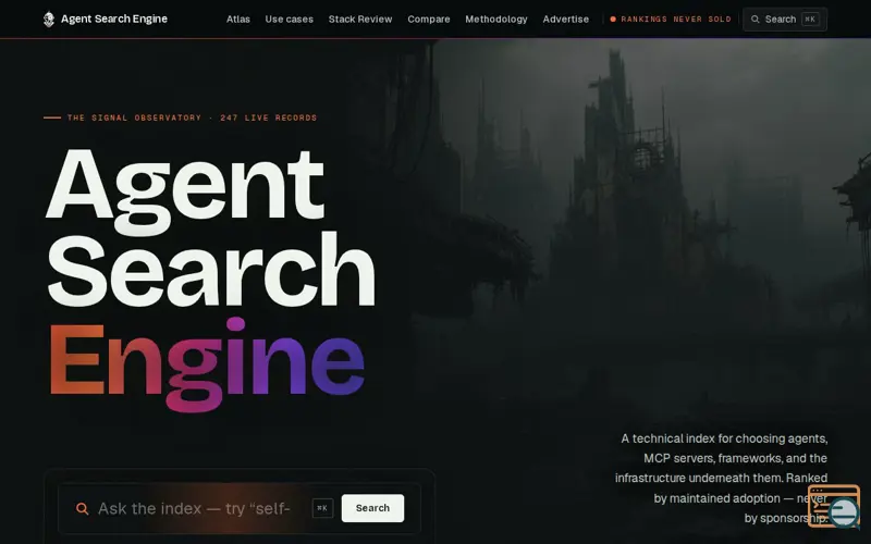 Screenshot of Agent Search Engine
