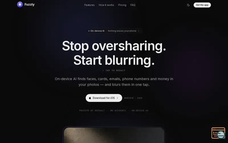 Screenshot of  Fuzzly