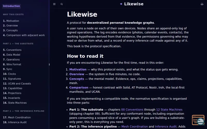 Screenshot of Likewise