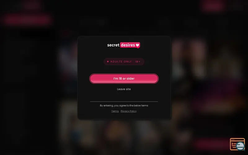 Screenshot of Secret Desires AI, a launch using Linktree