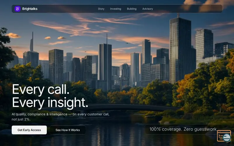 Screenshot of Brightalks