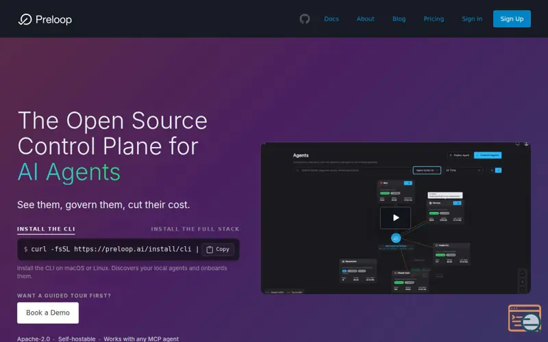 Screenshot of Preloop