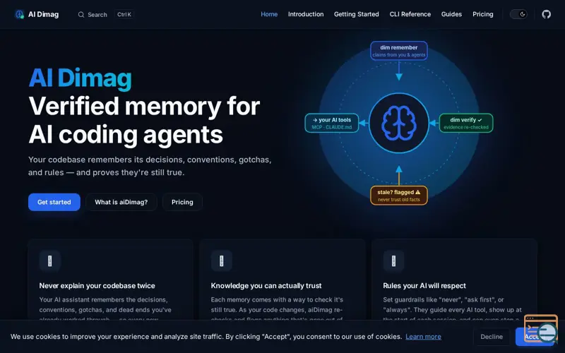 Screenshot of AI Dimag