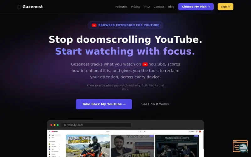 Screenshot of Gazenest