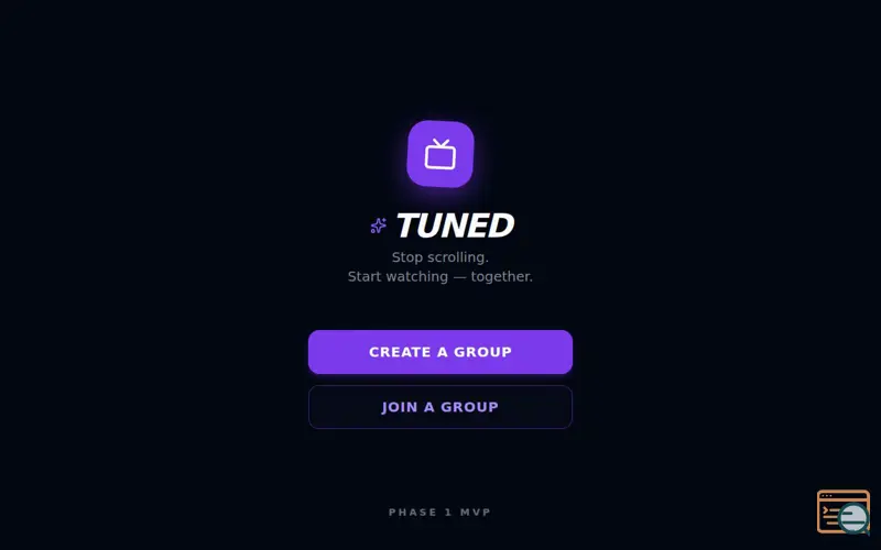 Screenshot of TUNED