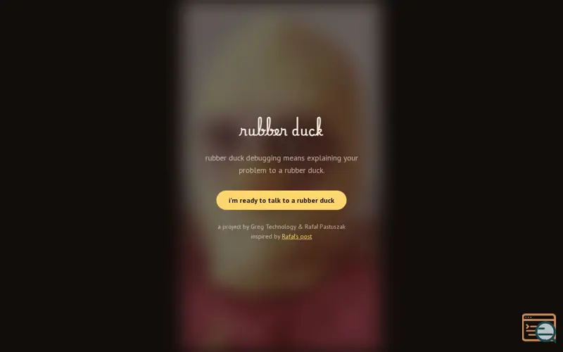 Screenshot of Rubber Duck