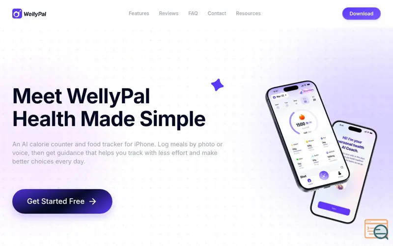 Screenshot of WellyPal
