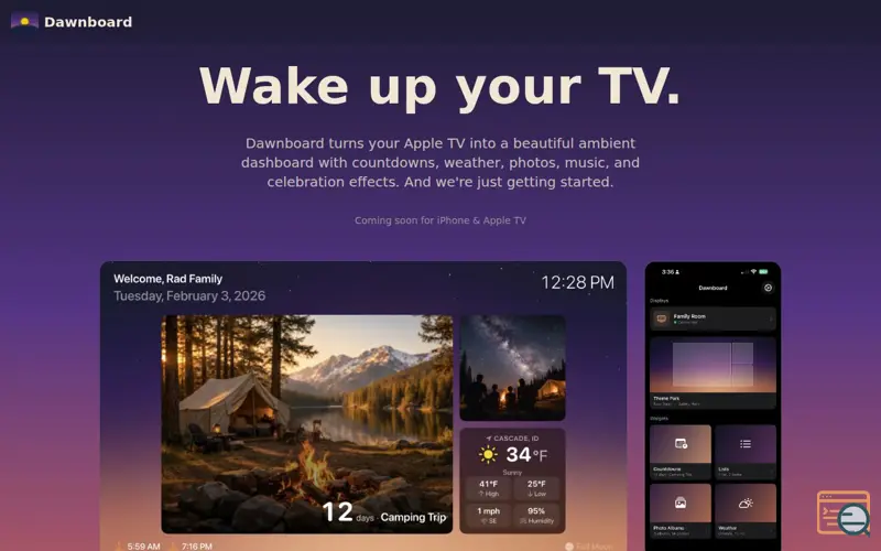 Screenshot of Dawnboard