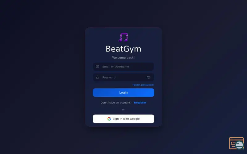 Screenshot of BeatGym
