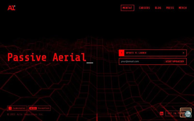 Screenshot of Arlo Industries