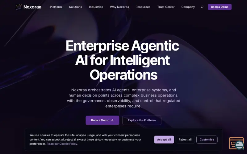 Screenshot of Nexoraa