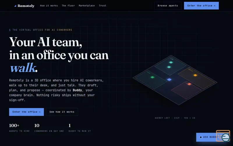 Screenshot of Remotely