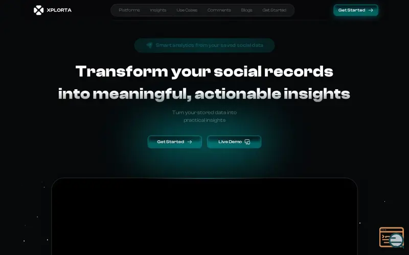 Screenshot of Xplorta