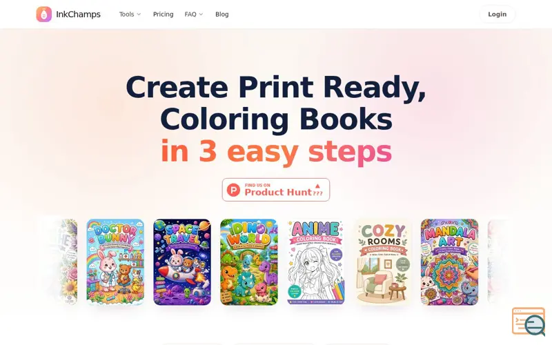 Screenshot of InkChamps
