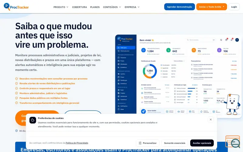 Screenshot of ProcTracker