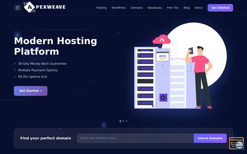 Screenshot of ApexWeave