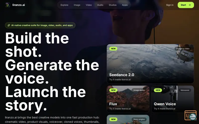 Screenshot of liranzo.ai