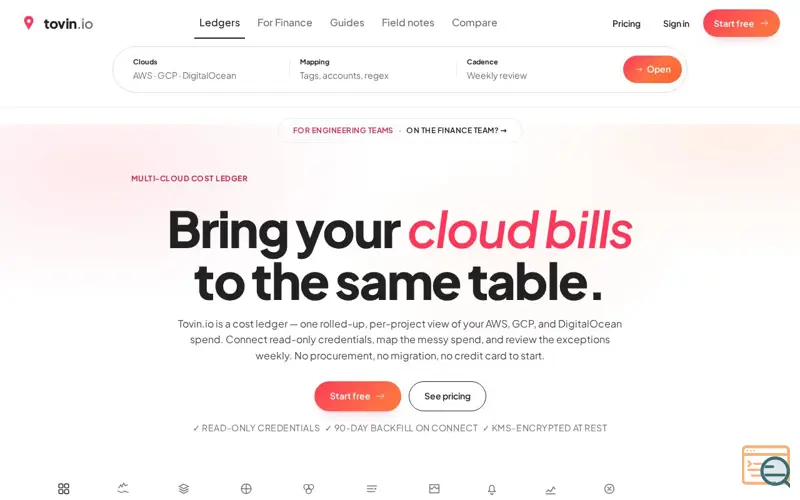 Screenshot of tovin.io