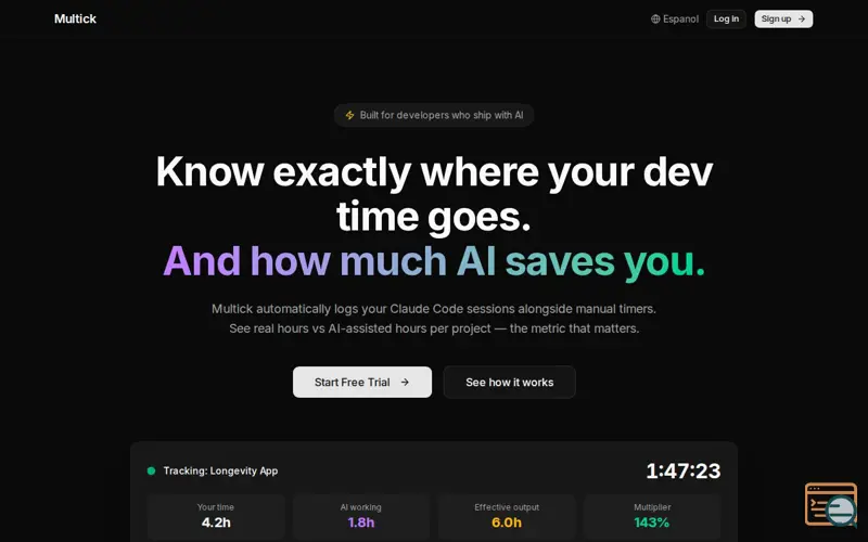 Screenshot of Multick