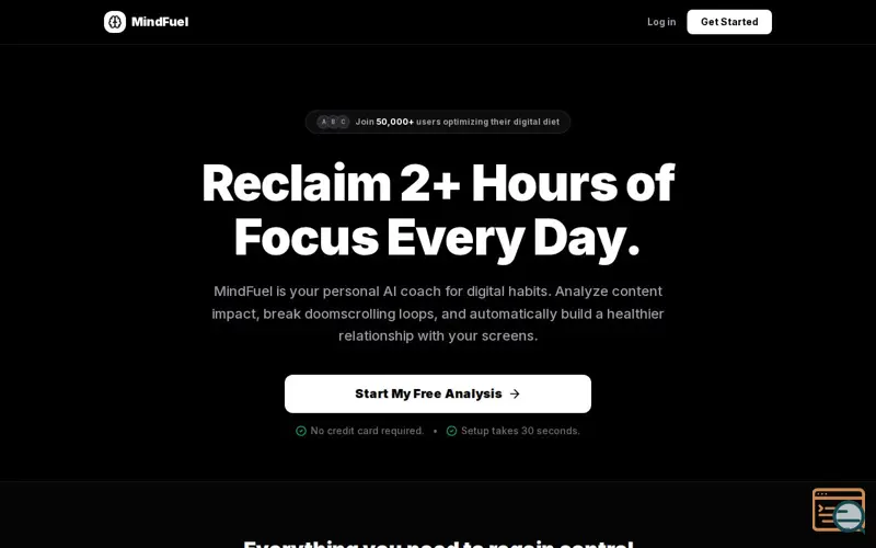 Screenshot of MindFuel — Mental Nutrition Tracker
