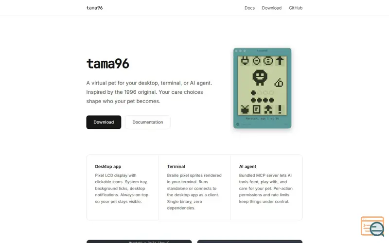 Screenshot of tama96