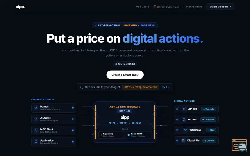 Screenshot of aipp