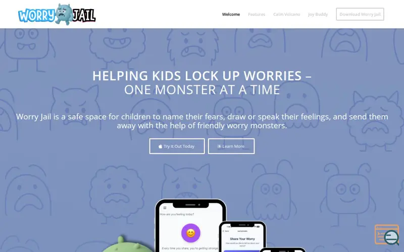 Screenshot of Worry Jail