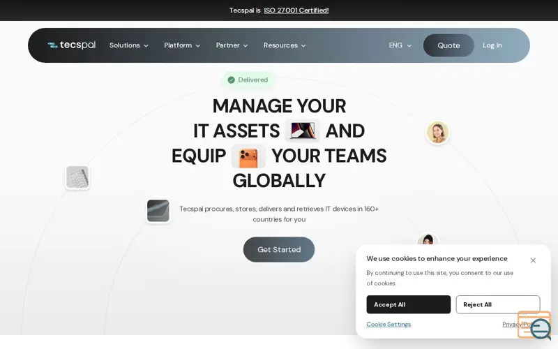 Screenshot of IT Asset Management for Global Teams.