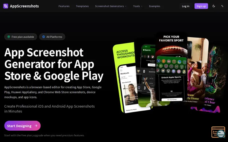 Screenshot of AppScreenshots