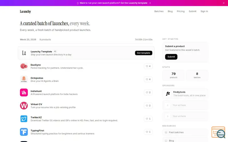 Screenshot of Launchy