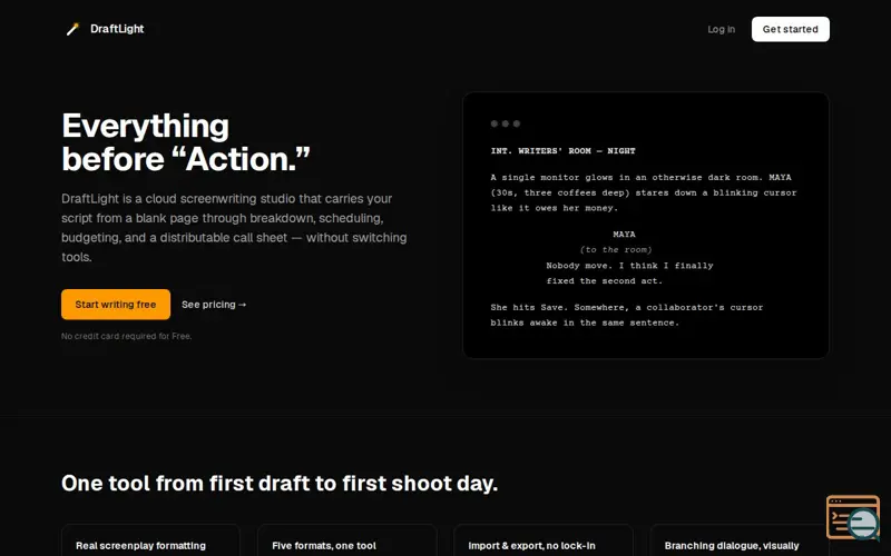 Screenshot of DraftLight