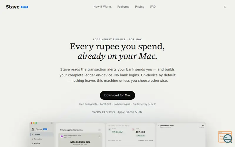 Screenshot of Stave