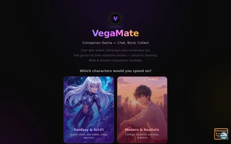 Screenshot of VegaMate
