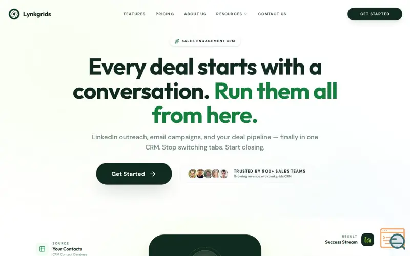 Screenshot of Lynkgrids