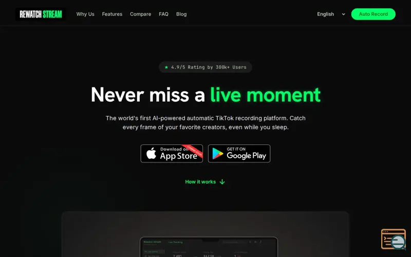 Screenshot of Rewatch Stream
