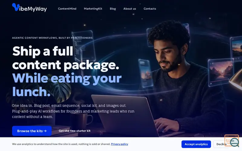 Screenshot of VibeMyWay